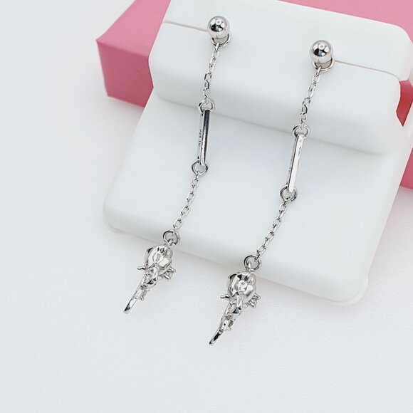 "925 Sterling Silver Cubic Zirconia Earrings, U19254684 - Picture 2 of 11